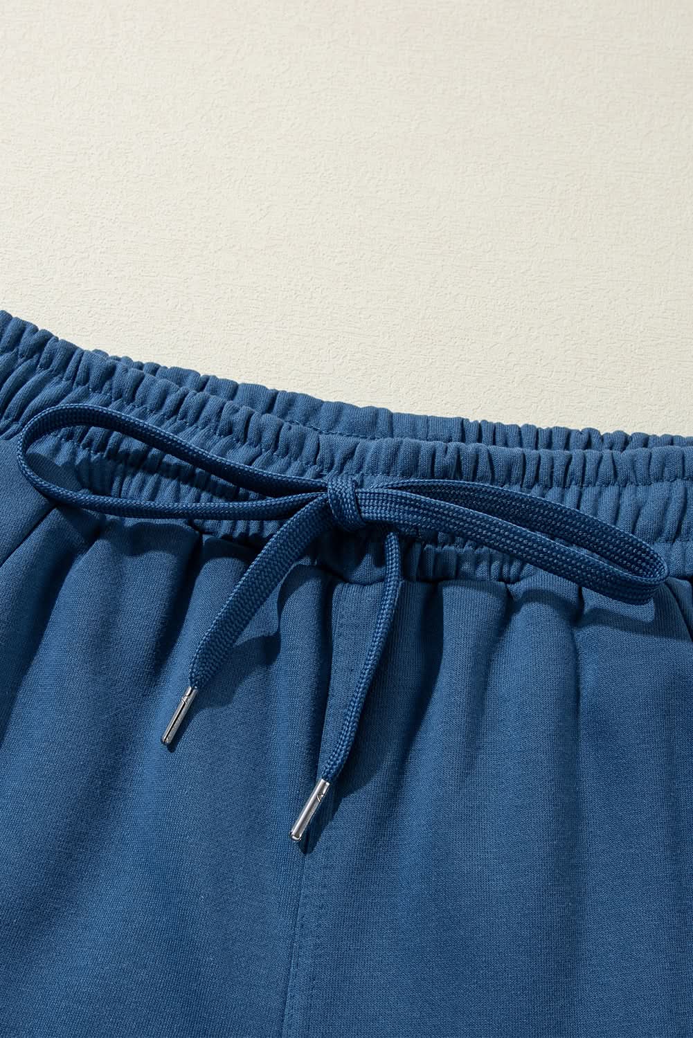 Sail blue wide leg sweatpants - Love Salve